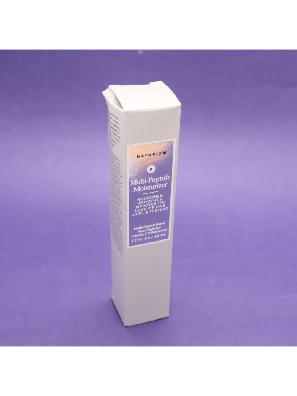 Naturium Multi-Peptide Moisturizer Vitamin C Panthenol Fine Lines 1.7oz/50ml NEW